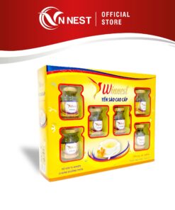 Yến Chưng Đường phèn Winnest Hương Tự Nhiên - Hộp 06 lọ x 70ml
