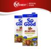 SỮA HẠT HẠNH NHÂN KHÔNG ĐƯỜNG SO GOOD - HỘP 1 LÍT