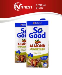 SỮA HẠT HẠNH NHÂN KHÔNG ĐƯỜNG SO GOOD - HỘP 1 LÍT